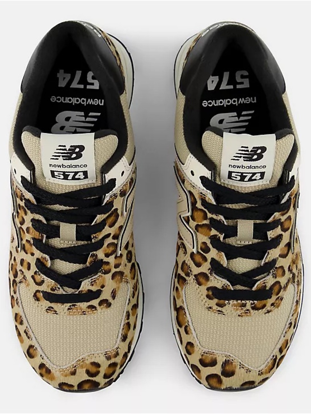 🐆 NEW BALANCE 574 CHEETAH PRINT TAN 🐆 - Picture 3 of 4